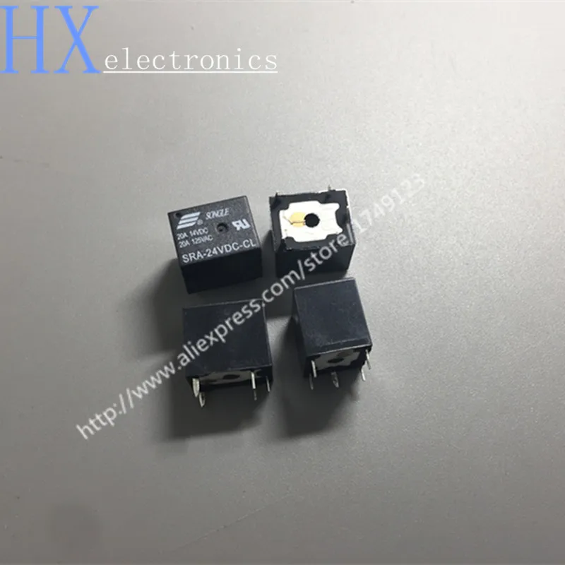 2PCS Power Relays SRA-05VDC-CL SRA-12VDC SRA-24VDC SRA-05VDC-AL 12VDC-AL 24VDC-AL 5V 12V 24V 20A 5PIN T74