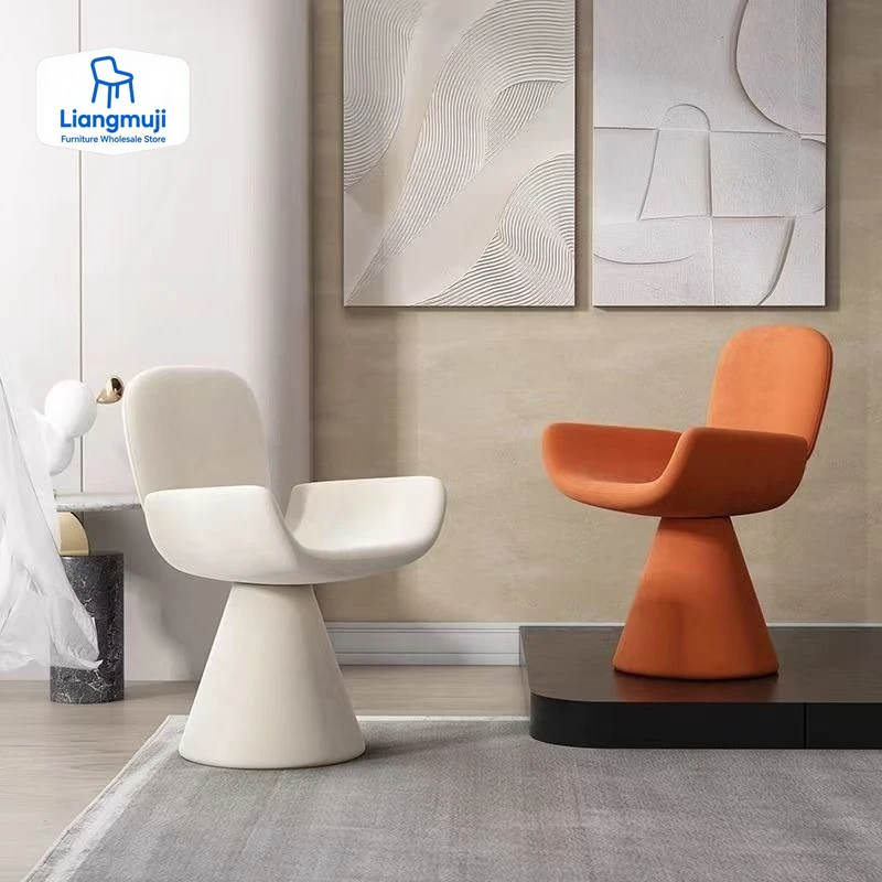 

Unique Designer Dining Chair Black Modern Living Room Comfortable Armrest Chairs Dormitorio Luxury Cadeiras De Jantar Furniture