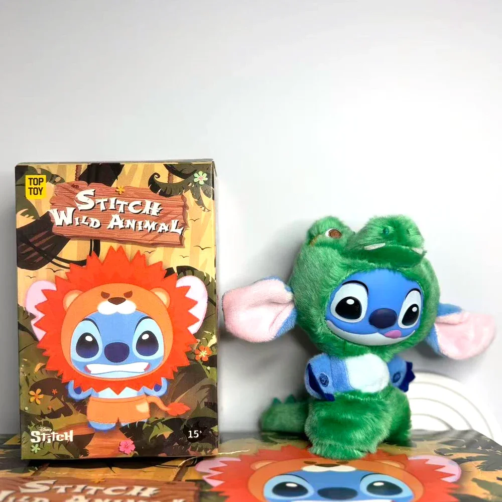 2026 ديزني ألعاب جديدة غرزة سلسلة الحيوانات البرية صندوق أعمى أفخم ألعاب الفينيل لطيف دمية صندوق غامض حقيبة قلادة ديكور هدية