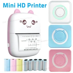 NEW Mini Portable Printer Thermal Adhesive Label Printers Photo Sticker Impresora Portátil Inkless Print For Mobile IOS Android