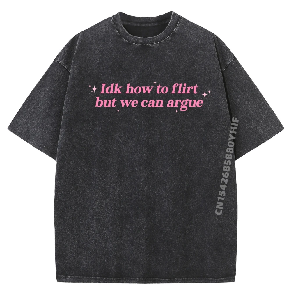 

Joke Mens Tops & Tees Discount Classic Letter Printed Tshirt Comfortable Youth T-Shirt Casual Retro Washed T Shirts