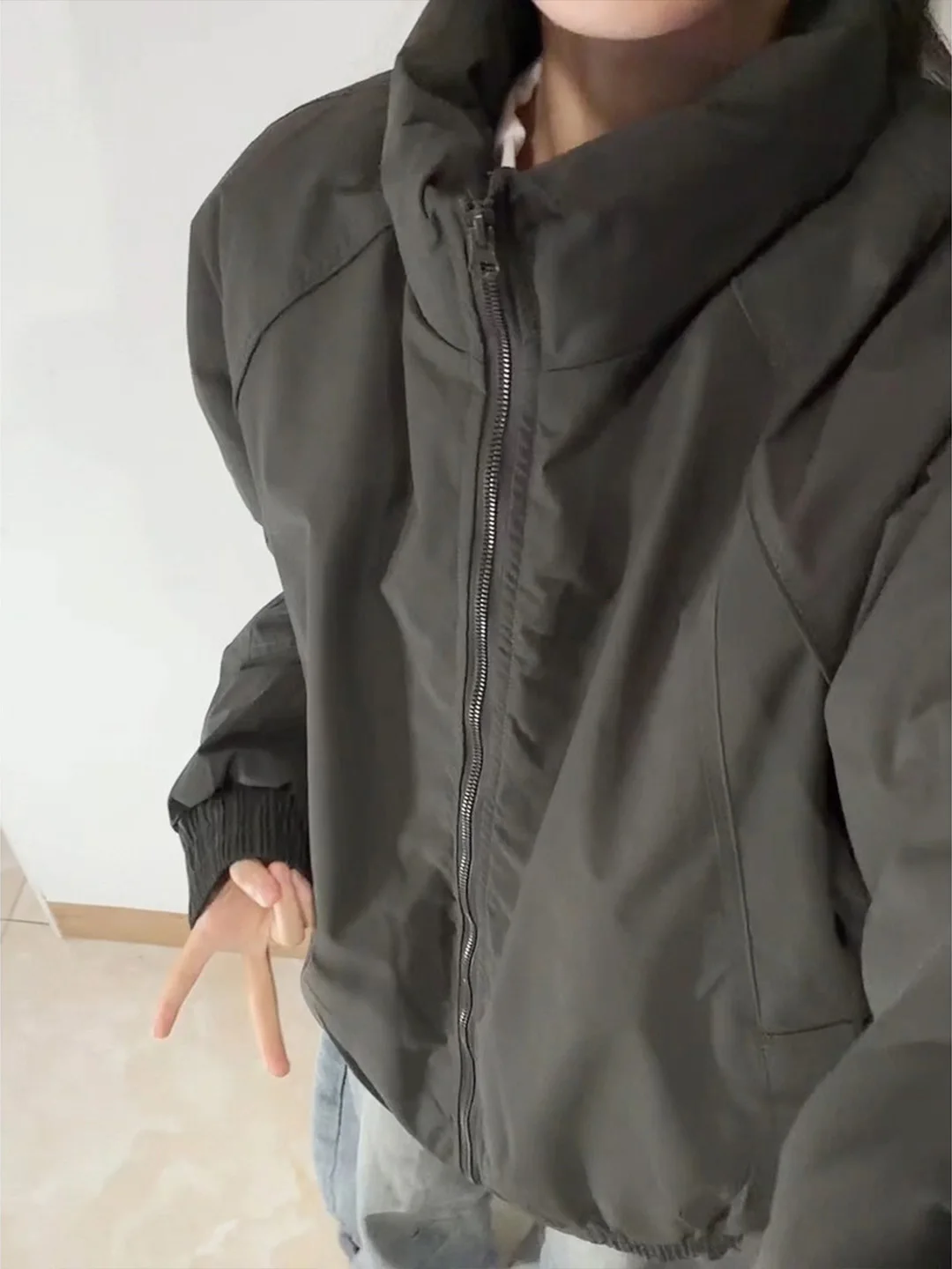 

American Sle Tee-Proof Workwear Cotton Jaet Men's Winter mat High-End Sensation Warm Outerwear Trendy