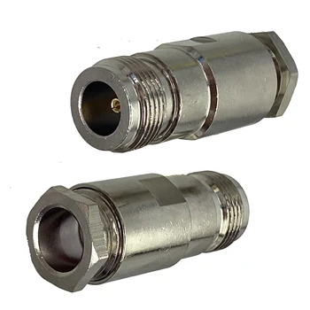 1 stücke N Weibliche Jack Stecker Clamp RG8 LMR400 7D-FB RG213 Kabel RF Koaxial Messing Gerade Neue Draht Terminals