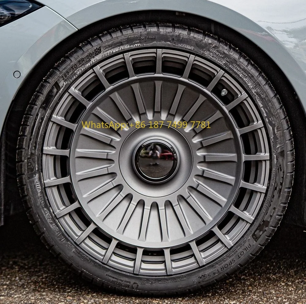 

Custom 1-Piece Forged Multi Spoke Design Alloy Rim Polished Brushed Black Wheels for Luxury SUV