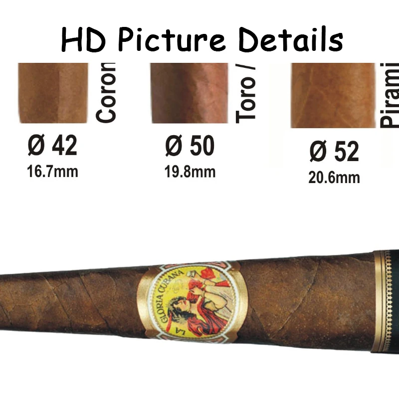 Cigar Knowledge Canvas Painting Vintage Cigar Sizes Shapes Colours Guide Chart Educational Poster Prints For Wall Decoration