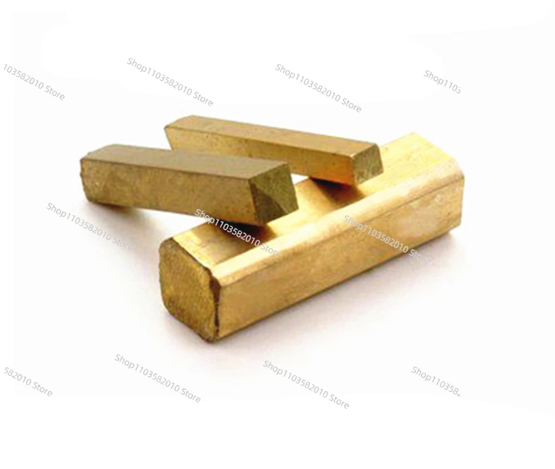 H59 Brass cube 5 x5 x200mm / 12 x12 x200mm / 20 x20 x200mm flat purity copper block / sheet