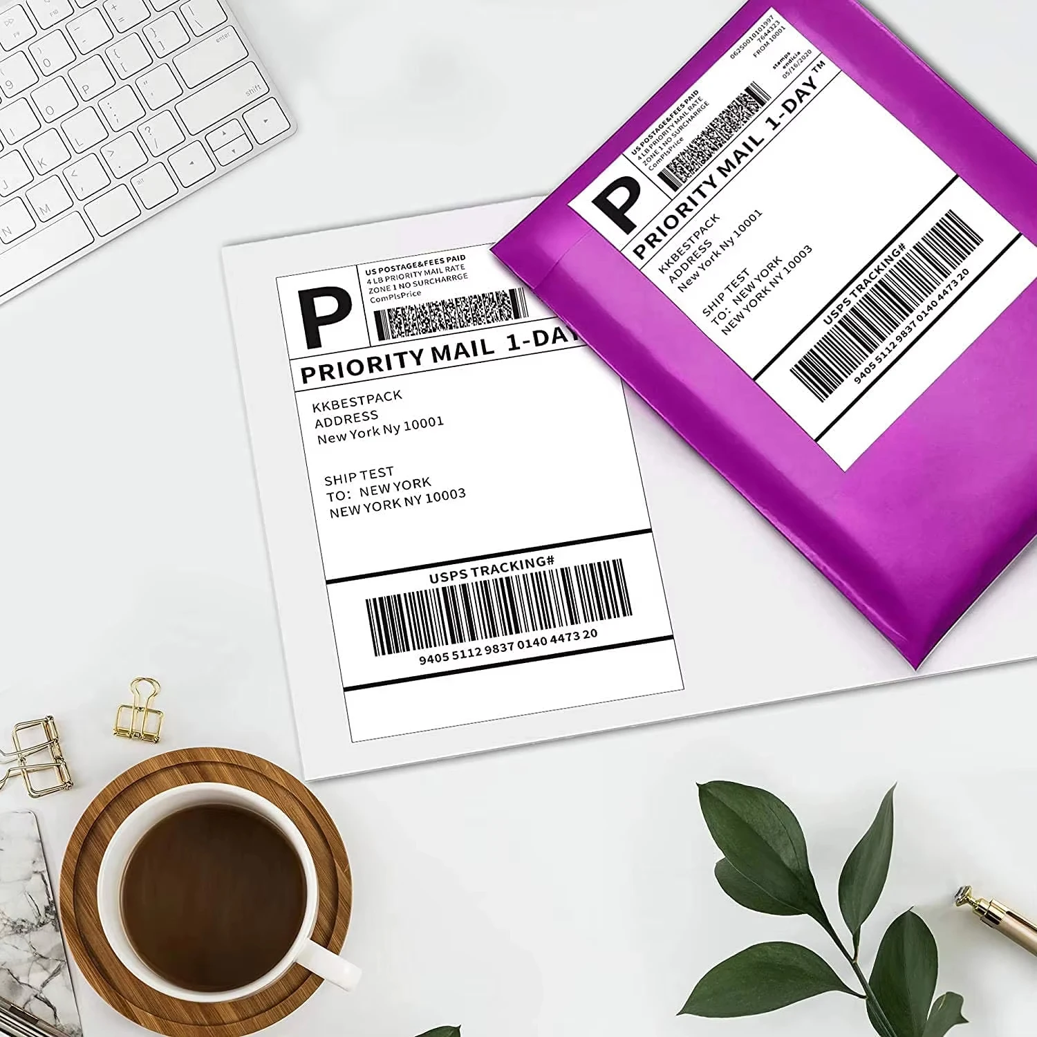 4x6 بوصة 500 ورقة الشحن الحراري طابعة ملصقات ذاتية اللصق ملصقات الشحن تسميات النفط واقية تسميات جميع الأغراض بطاقة لاصقة ورقة #3