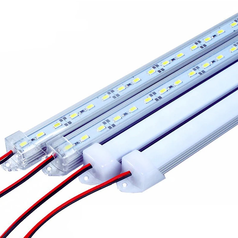 Imagem -06 - Led Bar Lights com Alumínio e pc Cover White Warm White Lighting 5730 Smd 12v 24v dc Strip Lighting Pcs