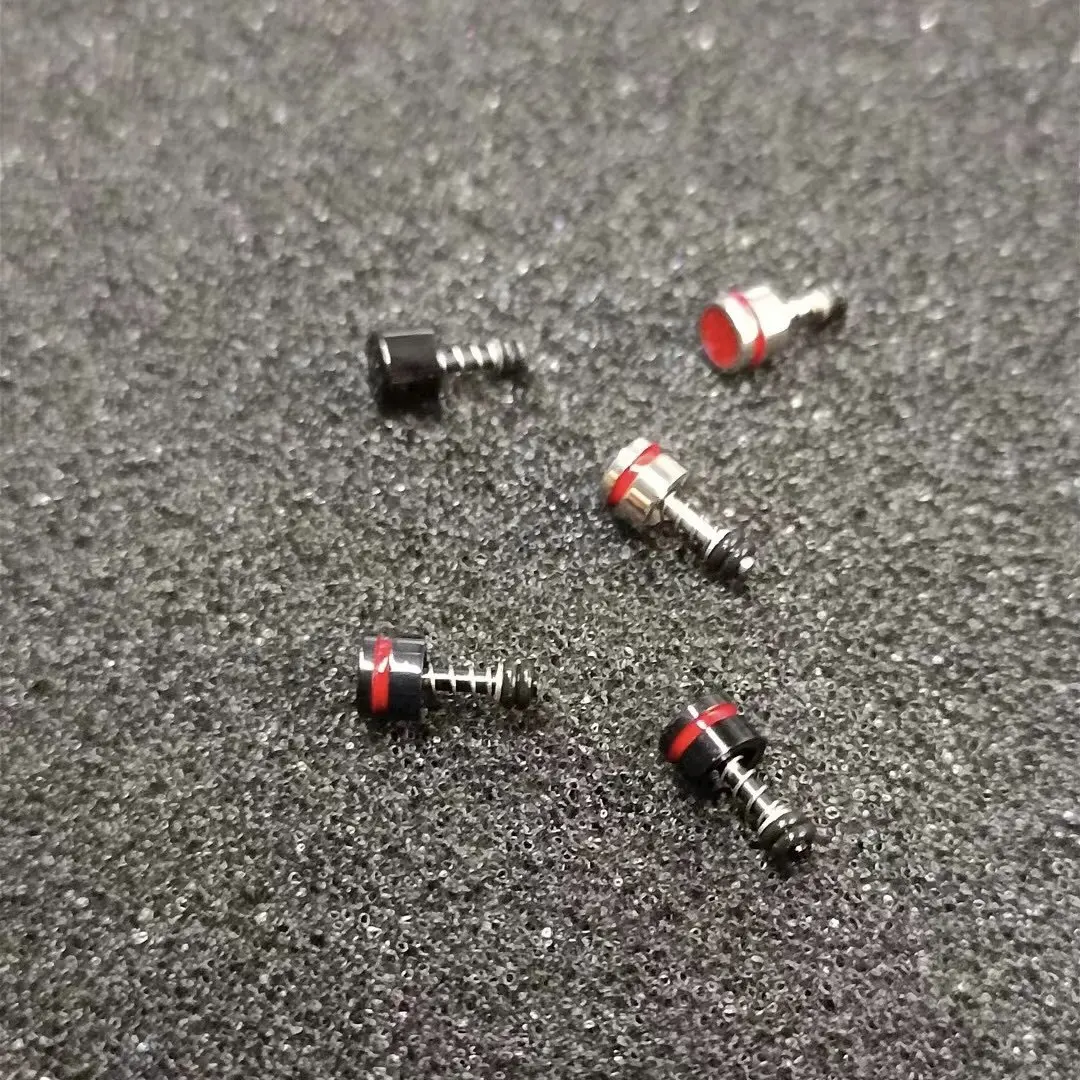 Mecha Style Button Set for Casio G-Shock DW5600 DW5610 GW-B5600,Metal Push Button Replacement Keys,DIY Rotating Key Mod