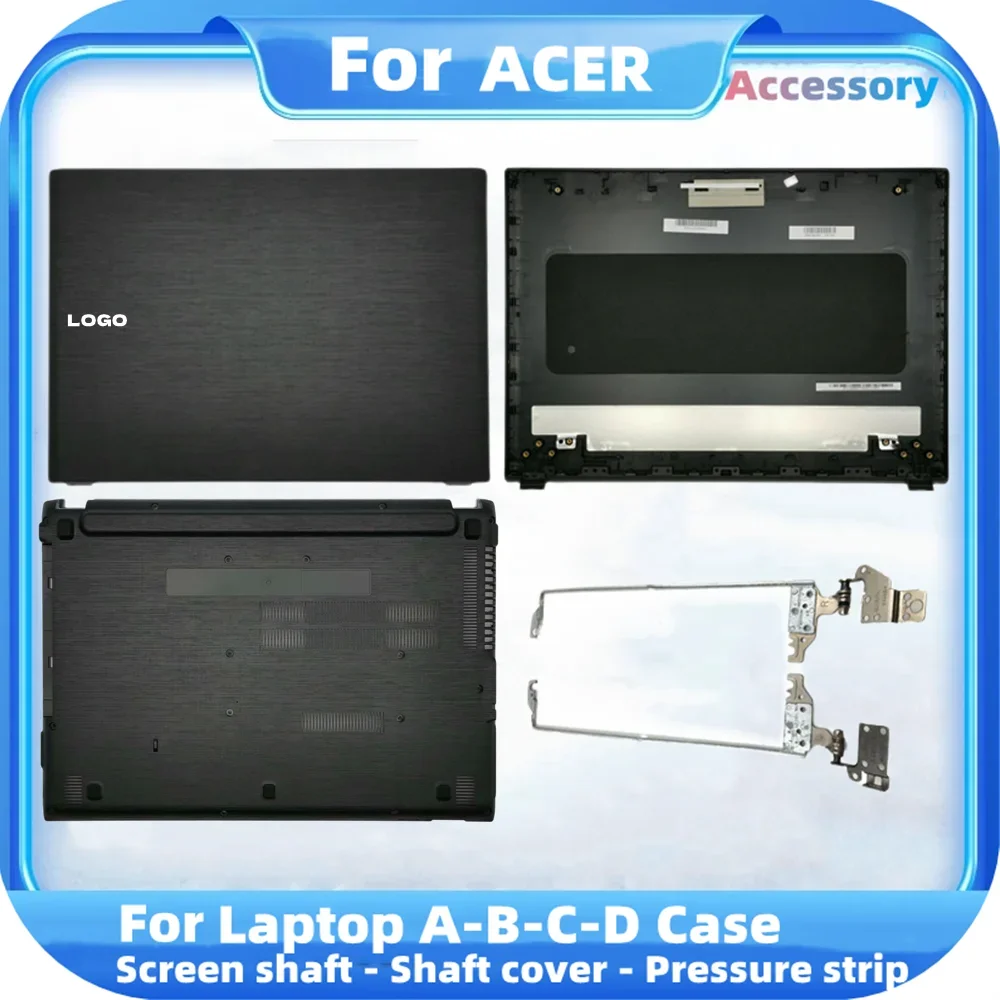 Laptop LCD Back Cover For Acer Aspire E5-473 E5-473G E5-473T E5-452G E5-422 E5-474 Bottom Case LCD Hinges Top Back Screen Cover