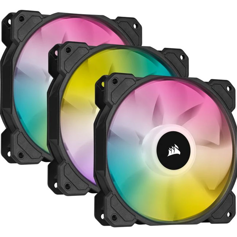 CORSAIR LL120RGB / SP120 RGB Elite Performance 120mm PWM Pojedynczy wentylator-czarny iCUE 5V argb Light 12cm wentylator obudowy, wentylator