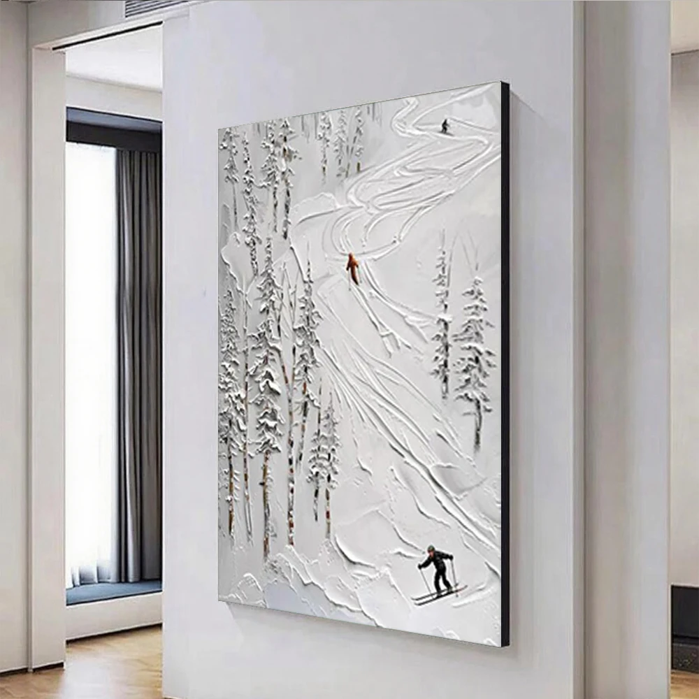 

Large Scale Fashion Landscape Texture Decoration Mural Handmade Oil Painting Canvas Modern Art Texture Painting Home Decoration