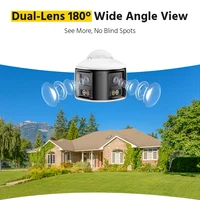 ANNKE Smart Home 180° 8MP/6MP DUO POE Dual Lens Wide View Outdoor Video POE Camera,4K AI Human Detect,8MP Security CCTV Camera 2