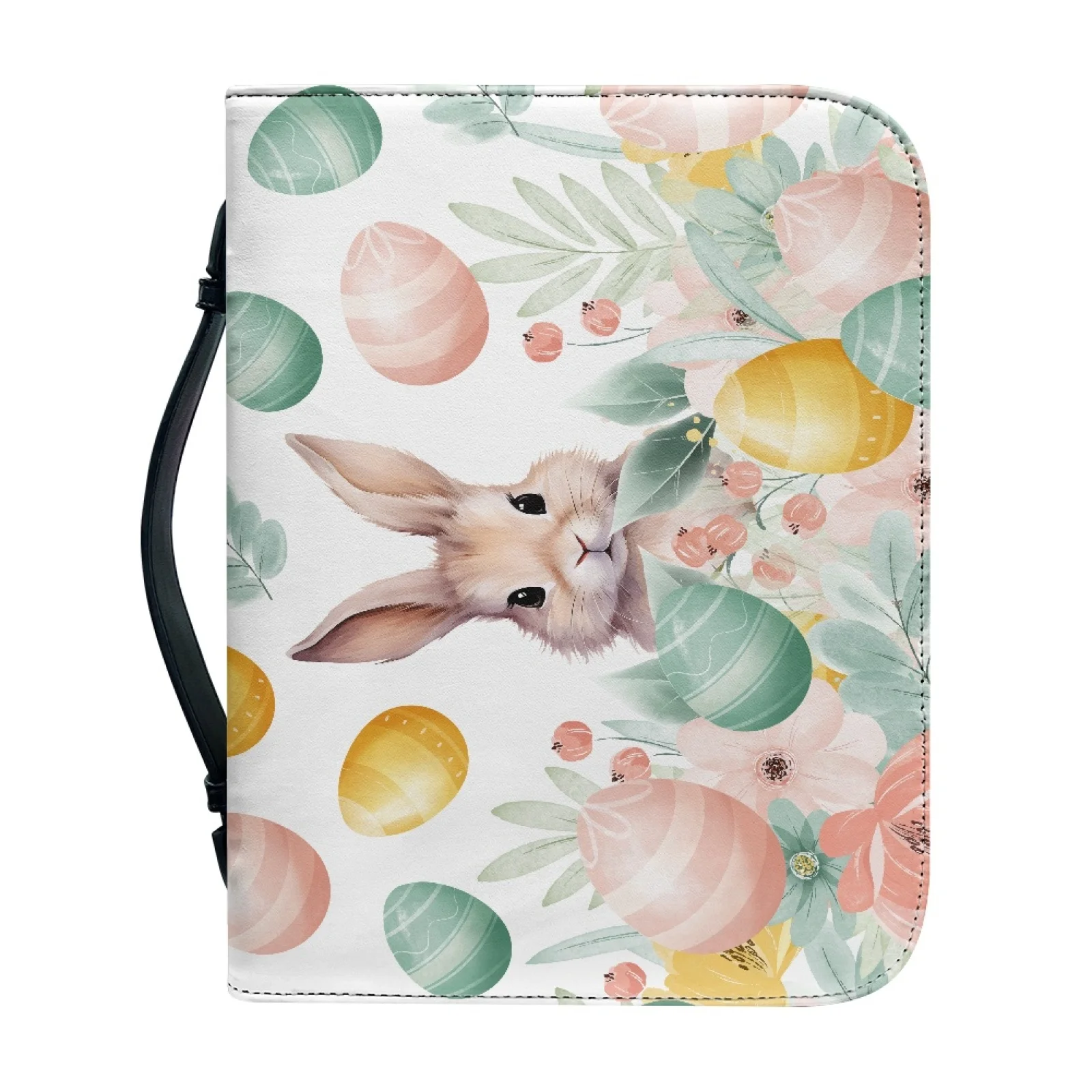 XIXIRIMIDO Easter Bunny Protective Bible Hand Bag for Men Zippered Bible Case 2026 Collection