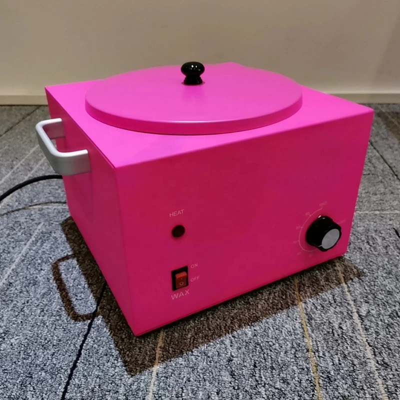 Wholesale private label good  quality 8.8LB 4000cc large single pink paraffin depilatory wax warmer pot heater for hair removal