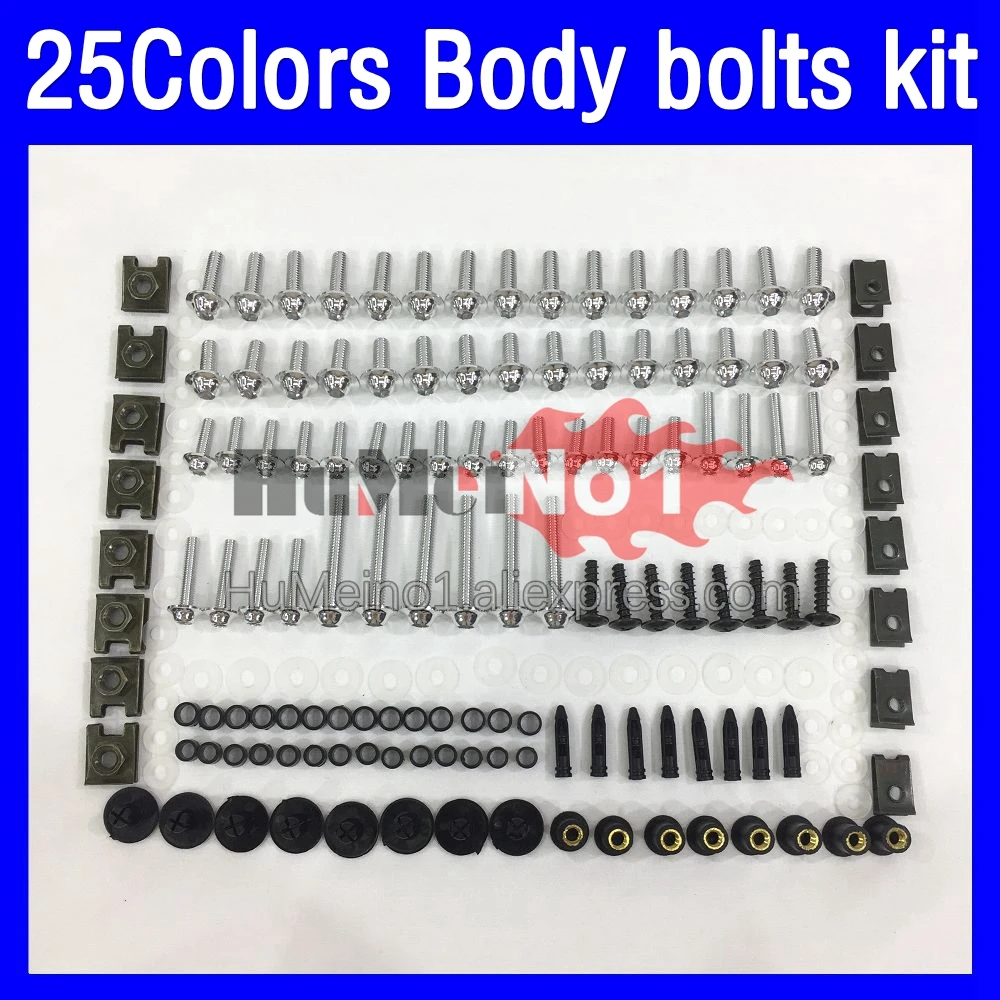 268ps Fairing bolts full screw kit For YAMAHA FJR 1300 FJR1300 FJR-1300 13 14 15 16 2013 2014 2015 2016 Body bolt screws Nuts