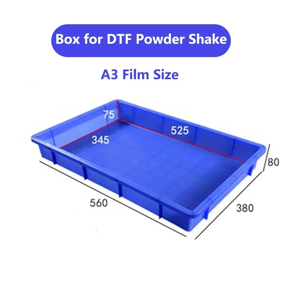 Plastic Box Plate For DTF Powder Shake TPU DTF Powder Shake L1800 L800 L805 1390 1400 1500W Direct Film Transfer Film Powder Box