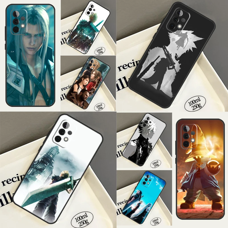 Final Fantasy Phone Case For Samsung Galaxy A54 A34 A24 A14 A52 A32 A12 A53 A33 A13 A51 A71 A50 A70 A52S