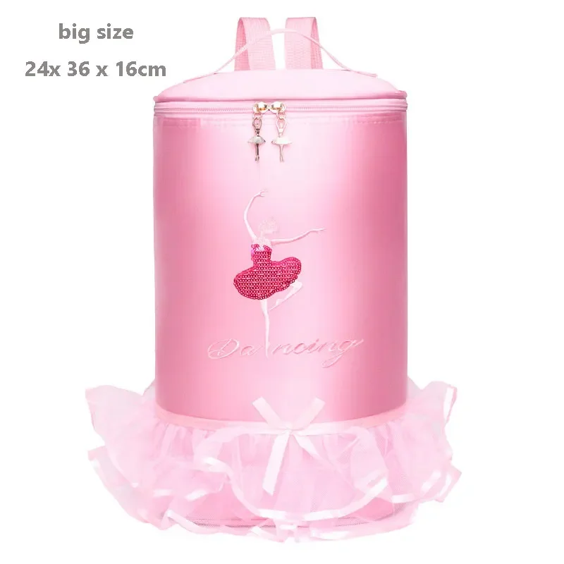 

Сумка с вышивкой для балета и танцев, розовая детская сумка для девочек, балетная спортивная танцевальная сумка для девочек, рюкзак, бочки, посылка, балетная сумка