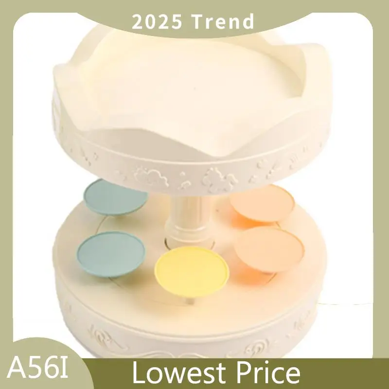ABDD Macarons Draaitafel Display 360 graden automatisch roterend plaatrek Verjaardagsdecoratie Geschenken Verjaardagsmachine