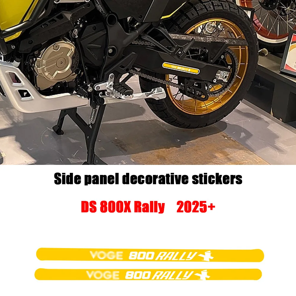 2025 Motorcycle Chain Side Panel Protection Stickers DS 800X Chain Side Panel Decorative Stickers DS 800X DS 800X Rally