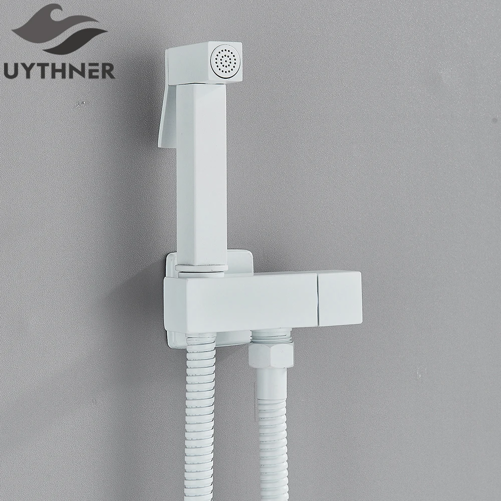 Uythner Badkamer Bidet Kraan Messing Kraan Wasmachine Mixer Enkel Koud Water Douche Sproeier Hoofd Kraan Wc Kranen Wc Handvat Jet