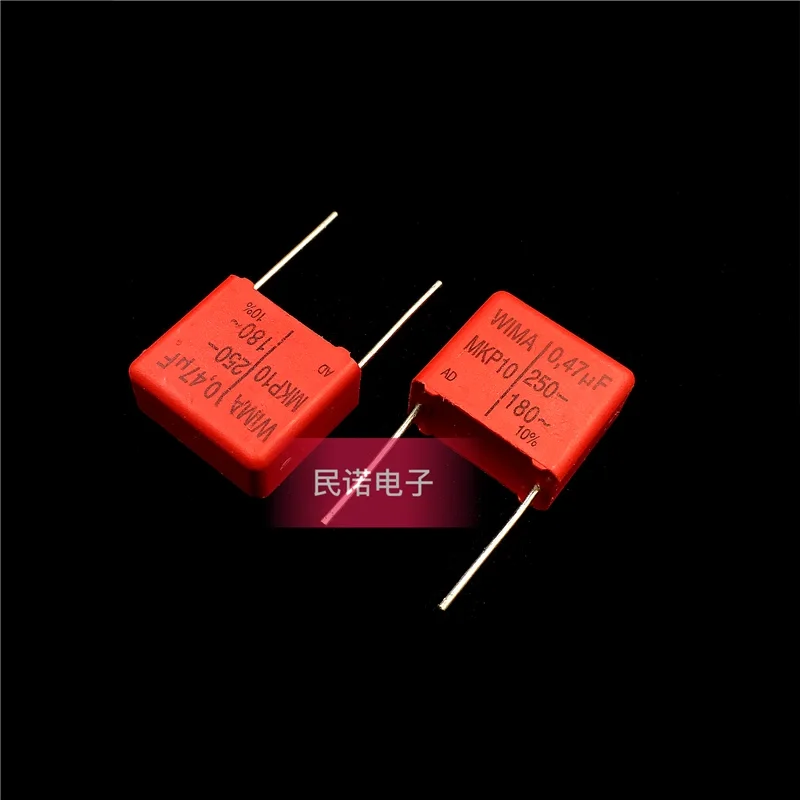 

5/10/50pcs German WIMA Film Capacitor MKP10 250V 0.47UF 250V474 470NF Pitch 15mm Audio passive capacitor