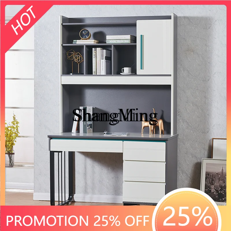 

CL modern simple computer desk bookshelf integrated table home student study table new