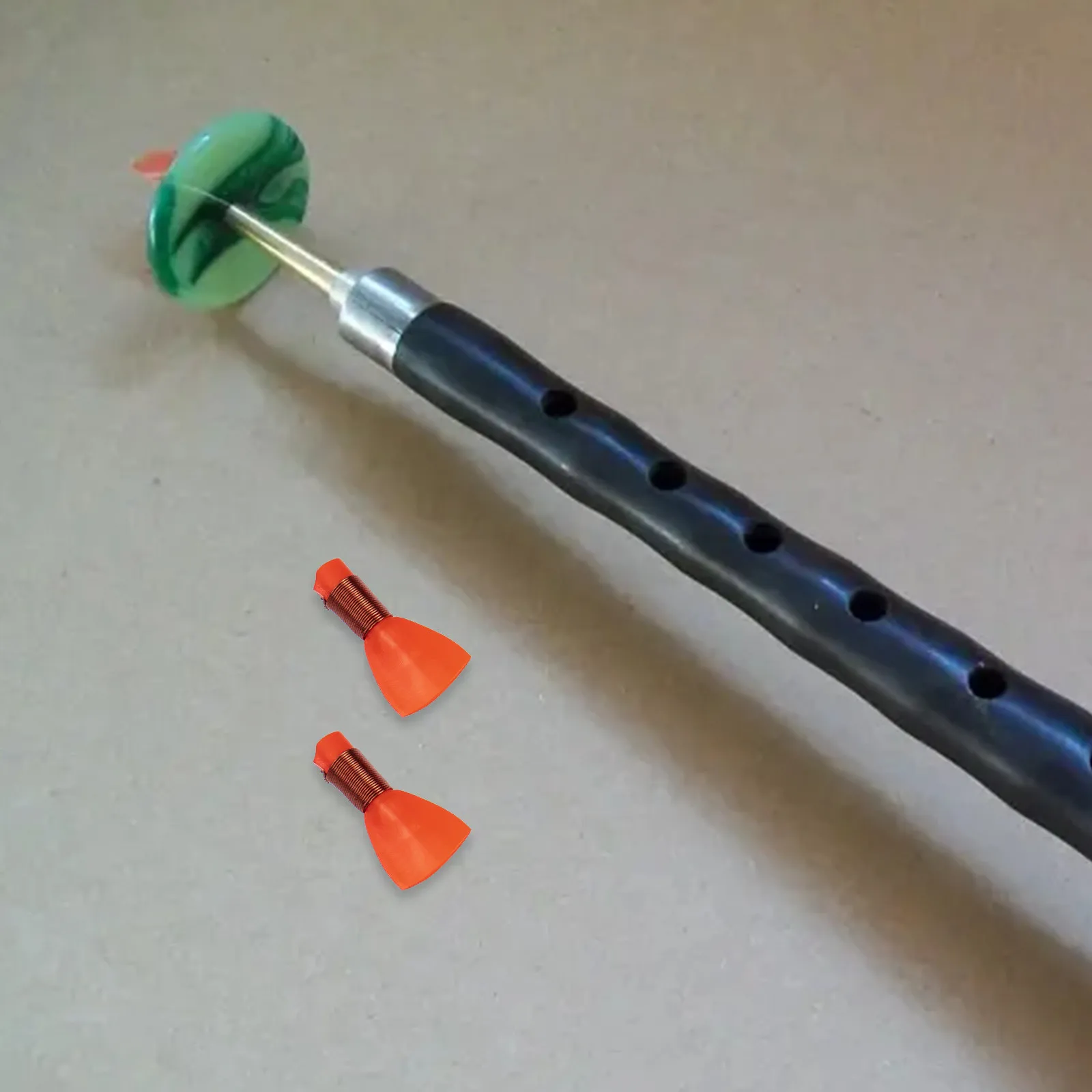 10 Cañas de Suona de Alta Calidad, Caña Natural con Alambre de Cobre Premium para Reemplazo del Instrumento Tradicional Chino Suona