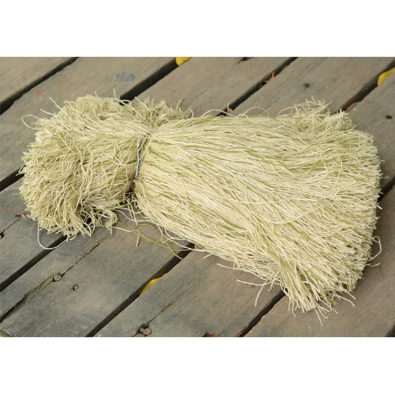 Hilos ghillie tácticos camuflados de yute para reparación DIY - imagen 3