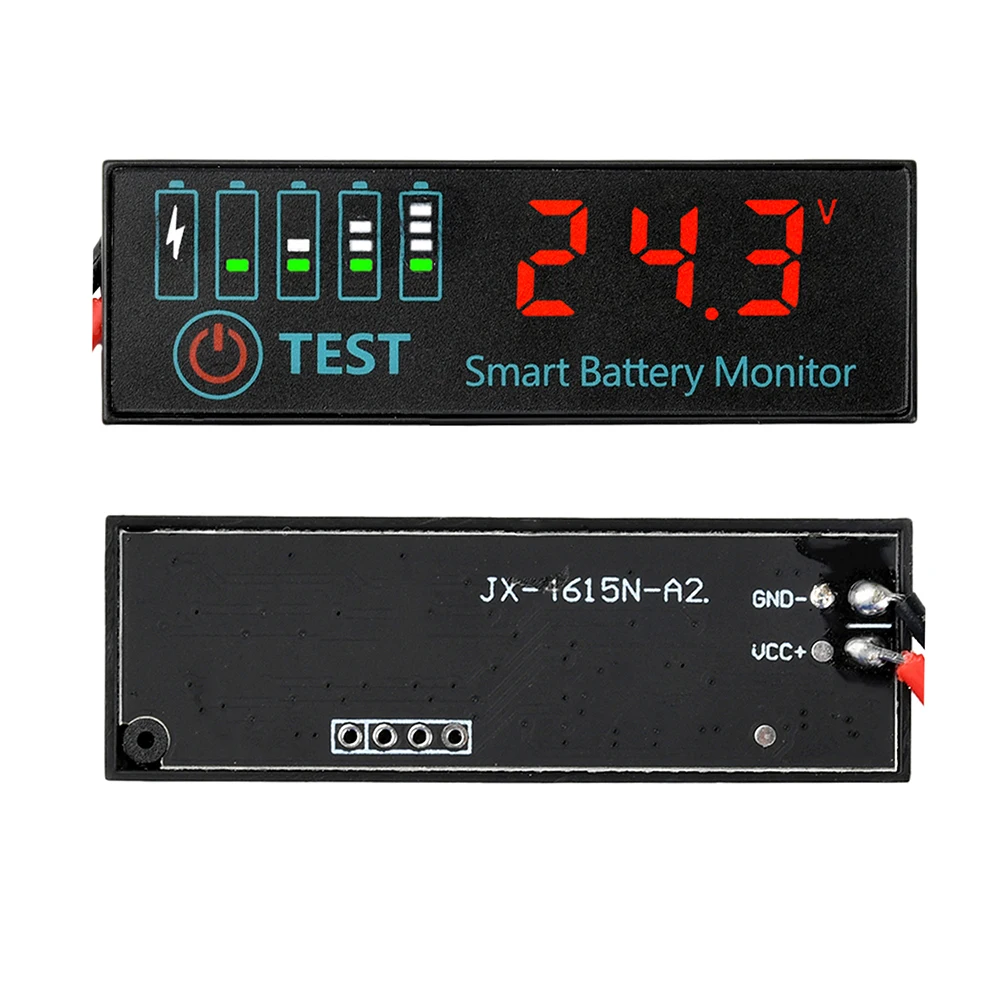 تيار مستمر 7-55 فولت العالمي LED مؤشر مستوى البطارية الفولتميتر جهاز قياس الجهد الكهربائي 3S-14S حمض/ليبو بطارية ليثيوم قدرة البطارية المجلس