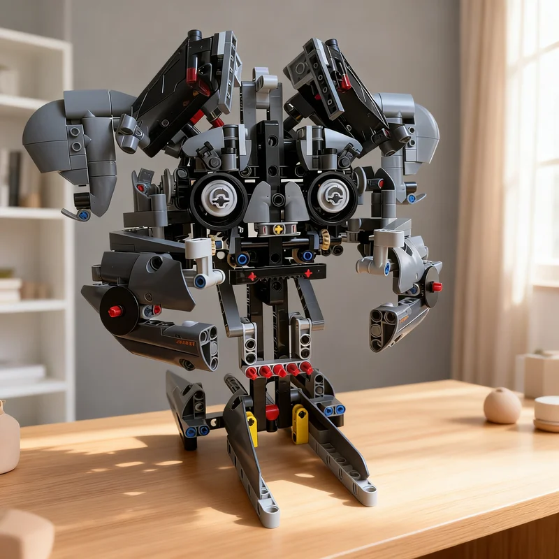 608pcs-moc-technical-fnaf-circus-baby-jumpscare-model-building-blocks-christmas-gift-construction-toy-art-birthday-education