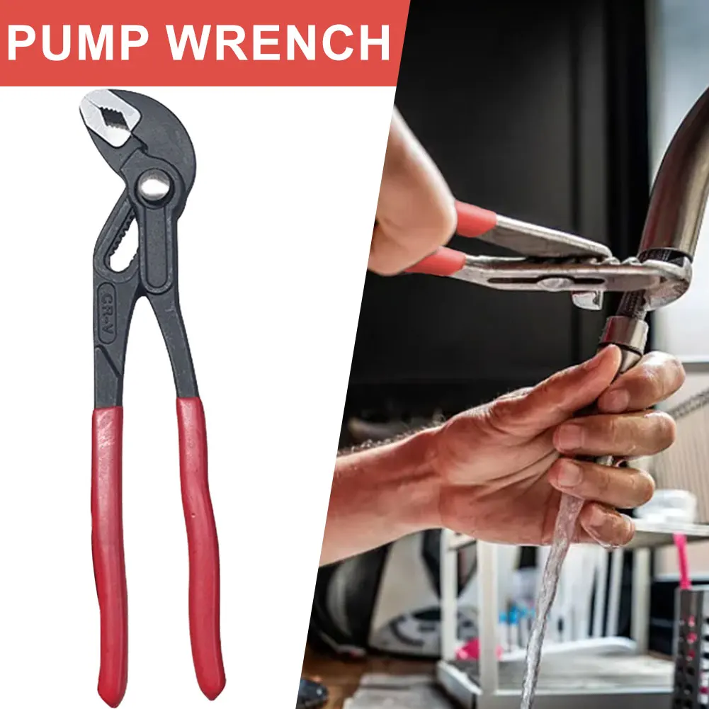 7/10/12 Inch Soft Grip Waterpump Pliers Sliding Groove Design Water Pump Plier Multi-function Pliers for Agricultural Machinery