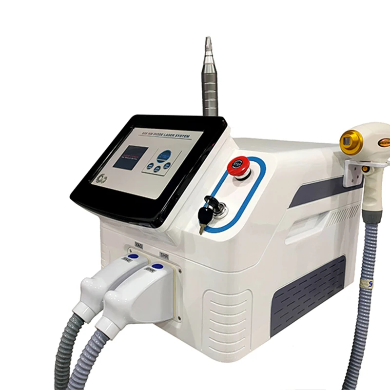 2024 3500W Professional 2in1 Laser Device 808nm Diode Laser Hair Removal Picosecond 1064NM 755NM Laser Tattoo Removal