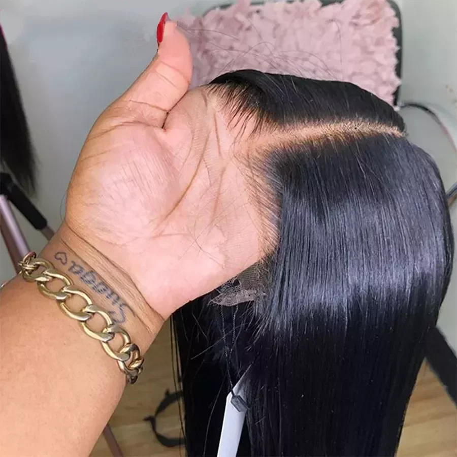 Glueless Straight Lace Wig 13x4 Lace Front Wigs Pre-Cut Lace Human Hair Wigs Ready To Wear 6x4 5x5 Hd Lace Closure Wig