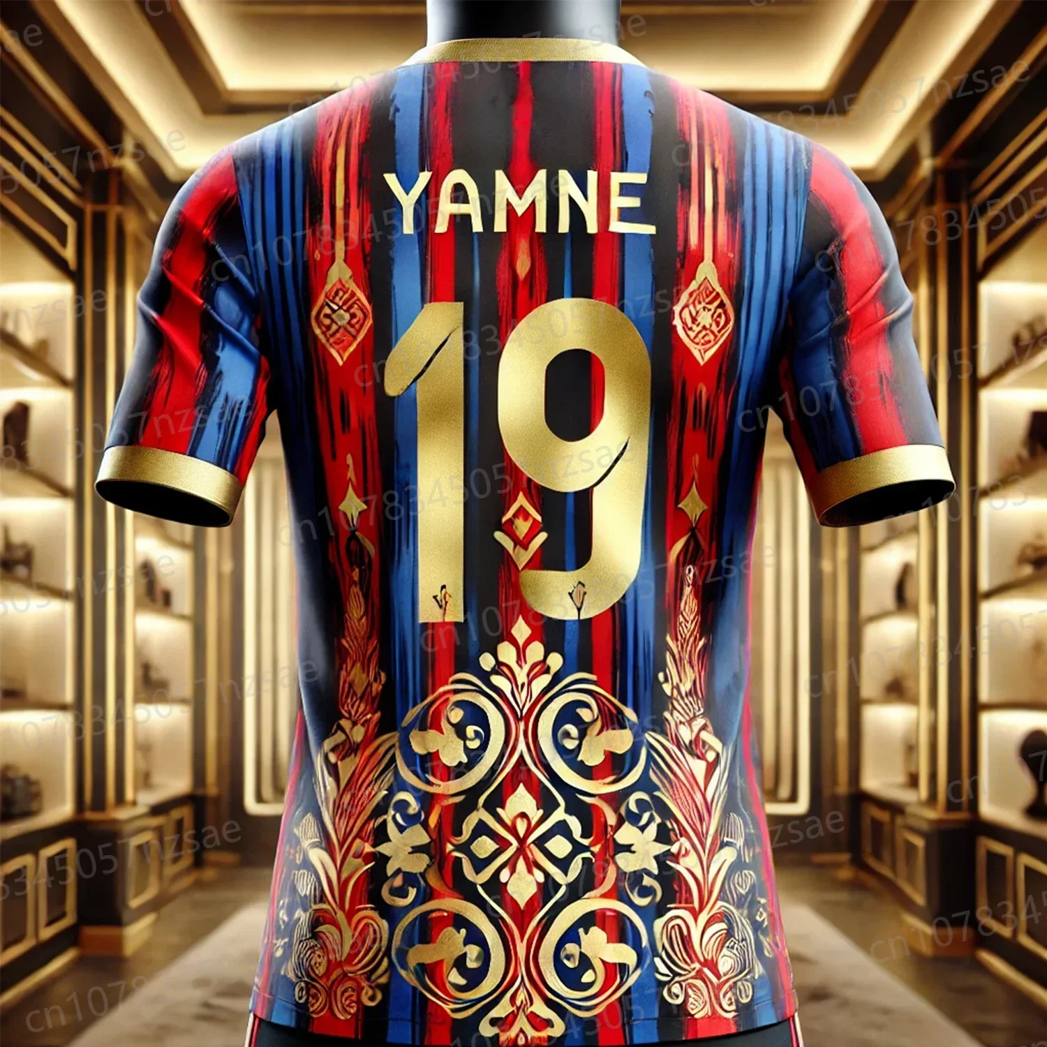 

Yamal19 3D Print Sport Quick Dry Breathable Men Tshirt Soccer Jersey Parentchild Boy Girl Short Sleeve Summer Adult Top Clothing