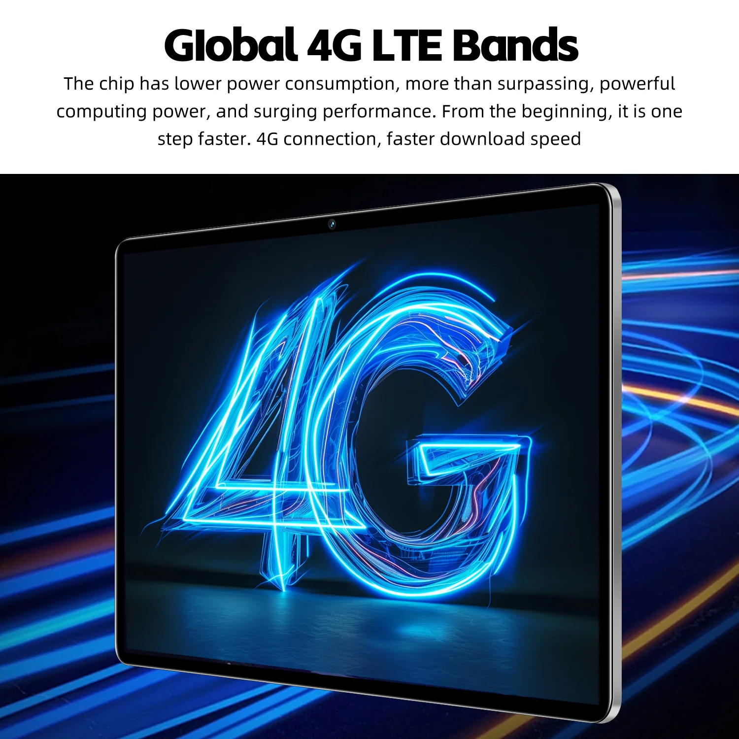 VERYHDmersible-Tablette Android 13, Pad Global, Version originale, Caméra HD, Appel Smartphone, Façades Core, 10.1 mAh, 4 Go, 64 Go, 5MP, 13MP, 10000"