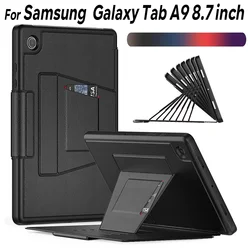 For Samsung Galaxy Tab A9 Plus 11 inch 2023 SM-X210 SM-X216B SM-X218U Business office Silicone Tablet Cover With Card slot