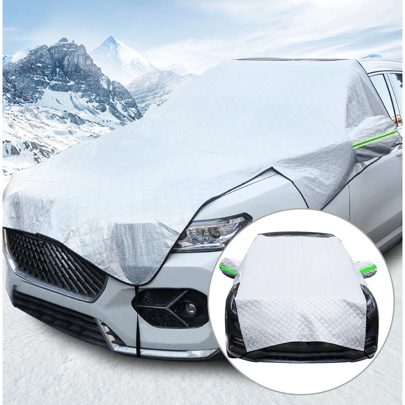 Car Windshield Snow Cover Anti-frost And Anti-snow Lengthen And Thicken Anti-freeze Winter Car Supplies Cover Protector