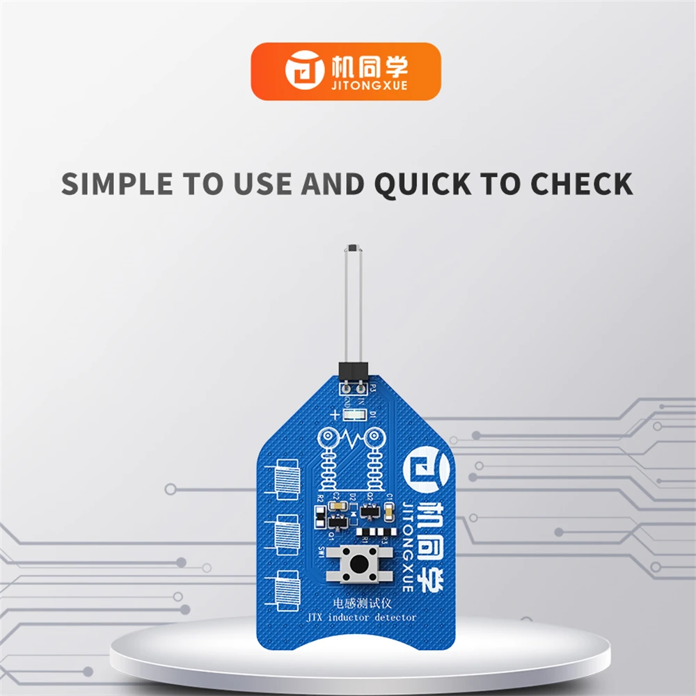 JTX CT-1 Motherboard Coil Tester Inductor Detector Tool for PC Repair Electromagnetic Induction Quick Fault Check Hand Tools Set