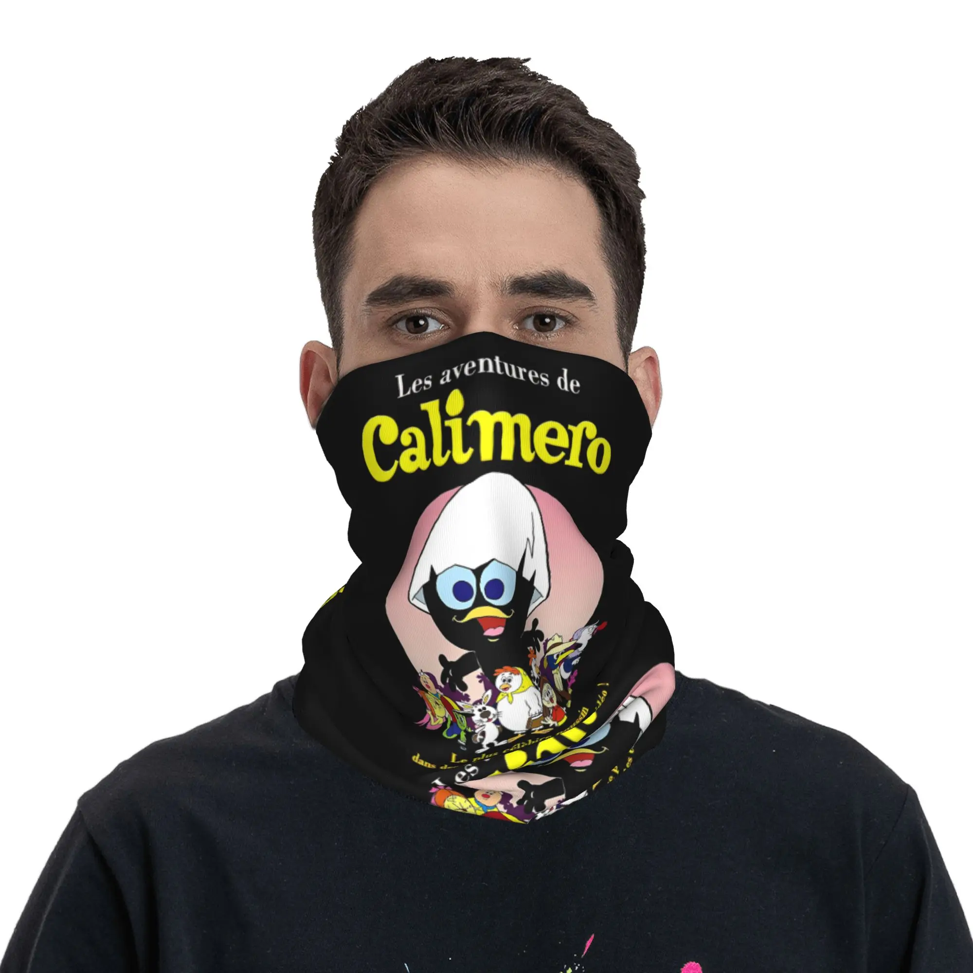 مخصص كاليميرو مانغا أنيمي الرقبة الجراب النساء الرجال الأشعة فوق البنفسجية حماية الشتاء إيطاليا التلفزيون الكرتون باندانا وشاح للتزلج #4