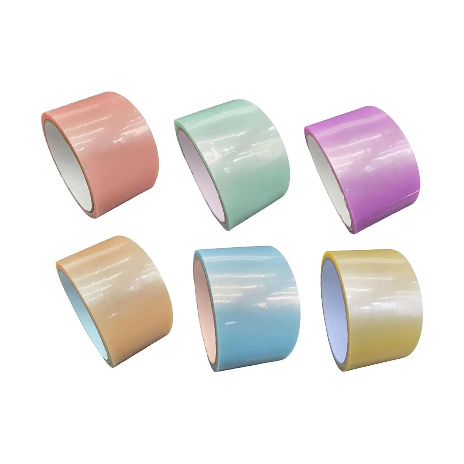 6x Sticky Tapes DIY Relaxing Game Making Colorful Ball Tape Bulk for Kids