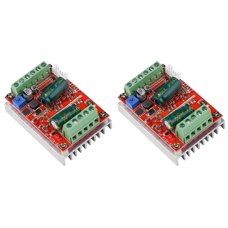 

2X DC 6-60V 400W BLDC Three Phase DC Brushless Motor Controller PWM Hall Motor Control Driver Board 12V 48V