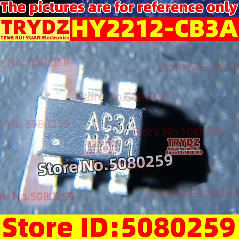 100-10 шт. новый оригинальный HY2212-CB3A SOT23-6 AC3A HY2212 чип защиты аккумулятора IC