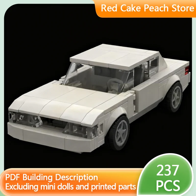 

Speed Racing Car Model MOC Building Bricks American Muscle Coupe Modular Technology Children Holiday Gifts Assemble Toys Suit