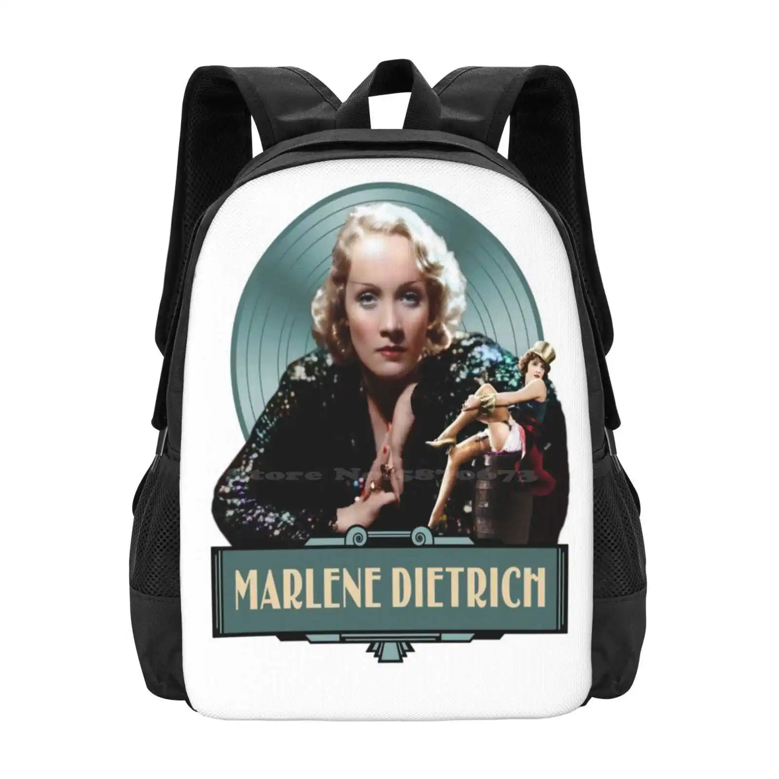 Marlene Dietrich-os bons velhos dias moda mochila, venda quente atriz cantor