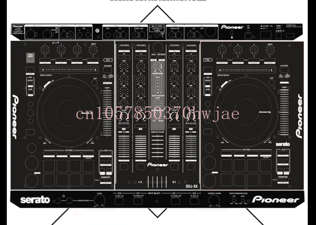 

DDJ-SX Controller Digital DJ Disc Printer Panel Skin Protection Film Sticker Black Original Stock