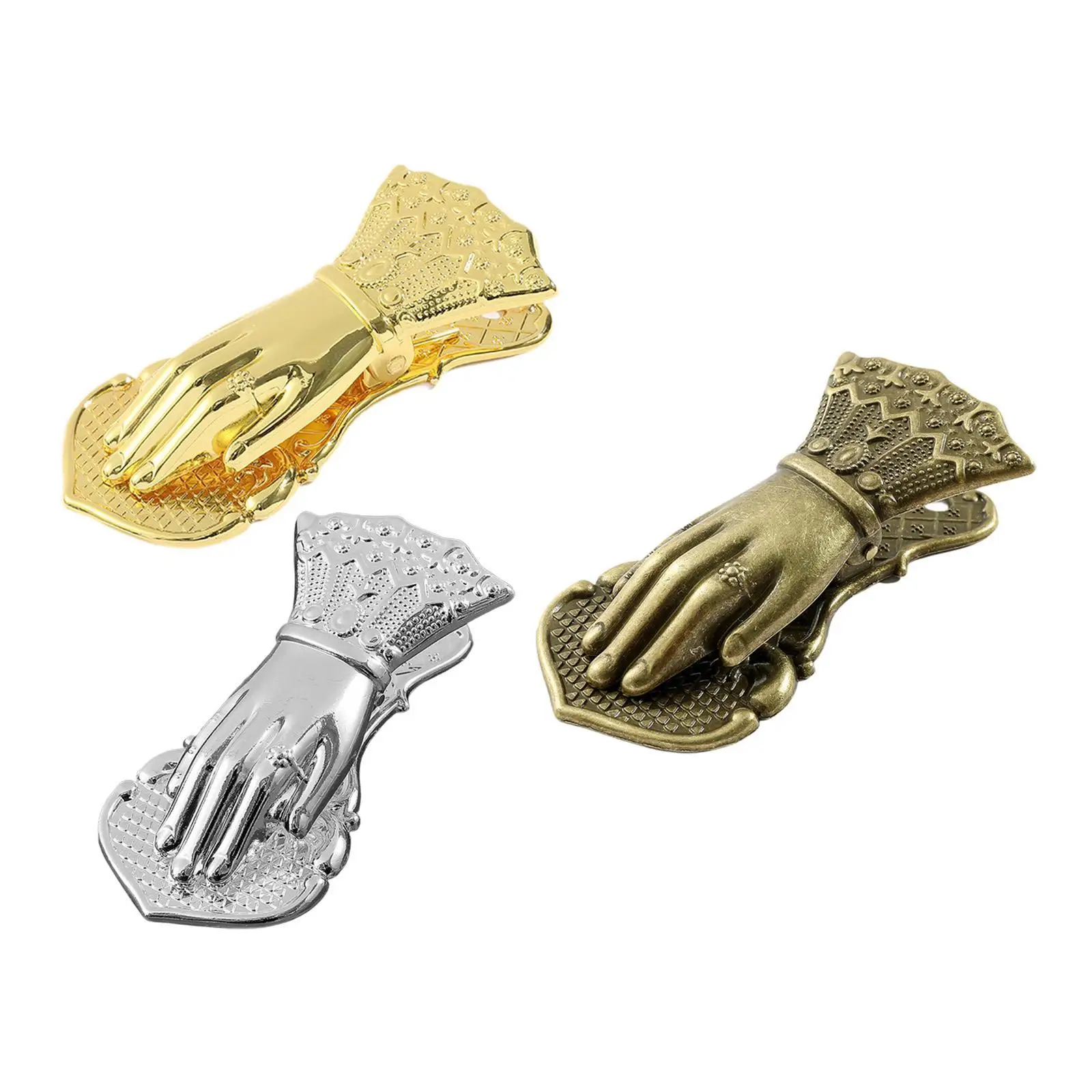 

Vintage Hand Shaped Paper Clip Notebook Accessories Multifunctional Decoration Binder Clip for Home Office Reading Journaling