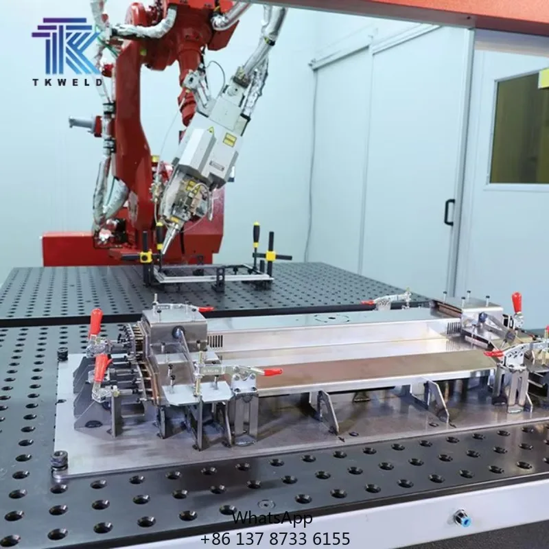 D16 D28 1000*1000*200mm Robot-Suitable 0.5mm Plasma Nitriding Welding Table New Condition 3D/2D Soldering Stations