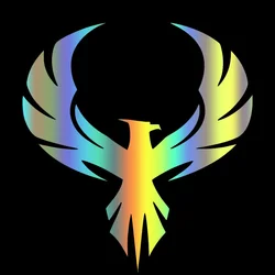 Car Stickers PHOENIX Motorcycle Decorative Accessories Creative Laptop Helmet Waterproof and Sunscreen Vinyl Decal,15CM*15CM